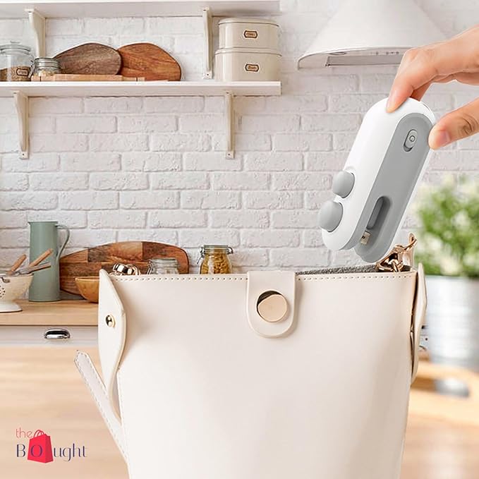 ''Keep Food Fresh Longer With Portable Heat Sealer''