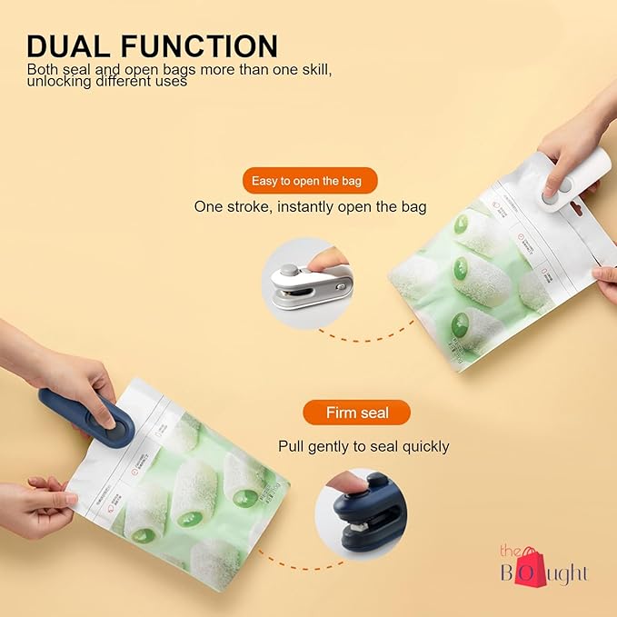 ''Keep Food Fresh Longer With Portable Heat Sealer''