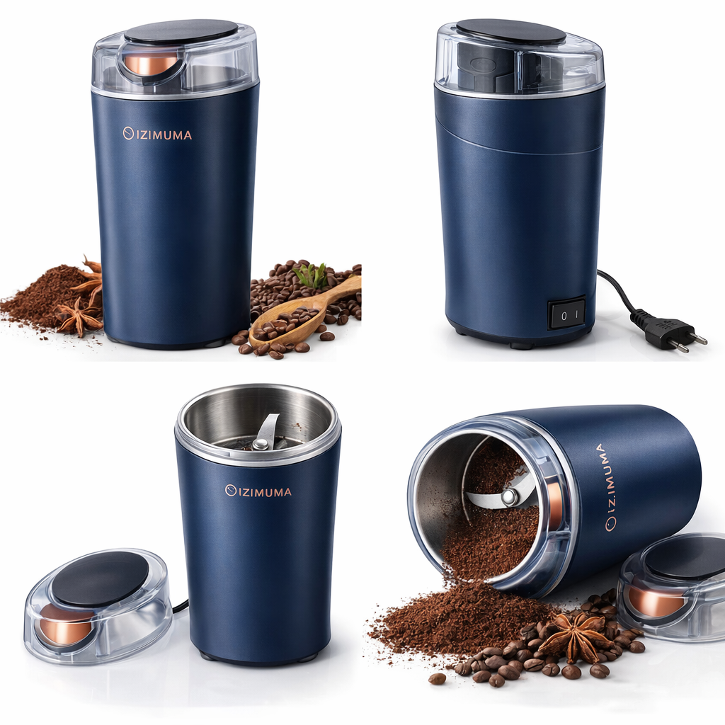 ''Easy-Use Electric Coffee Grinder for Fresh Coffee Lovers''