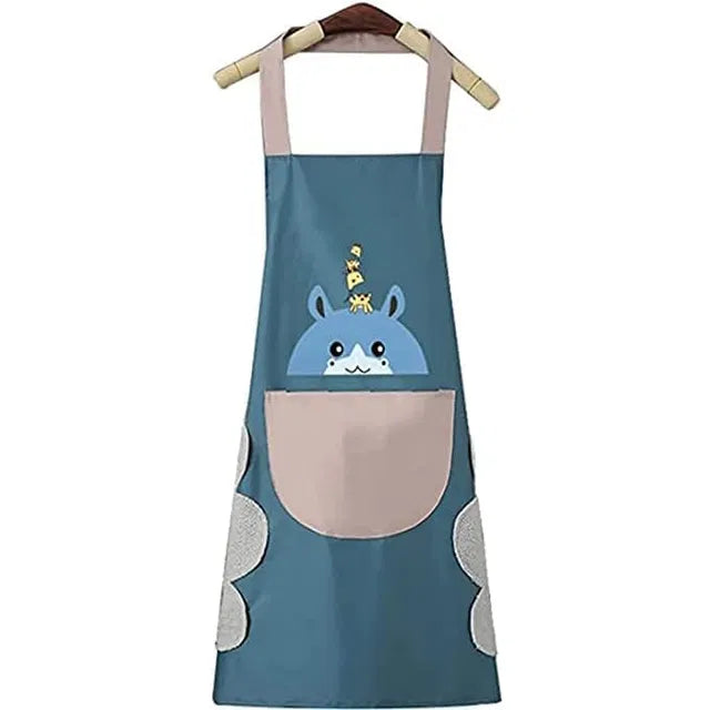 ''Waterproof Kitchen Apron – Stylish Cooking Protection''