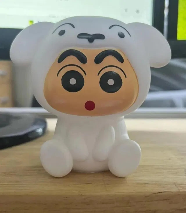 ''Cute Shin-chan Shiro LED Night Light for Cozy Rooms''
